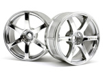 #33465 Lp29 Wheel Yokohama Avs Model T6 Chrome (2Pcs)