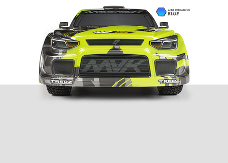 #150361 QuantumRX Flux 4S 1/8 4WD Rally Car - Fluoro Green