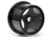 SUPER STAR WHEEL BLACK (120x75mm/2pcs) #3226