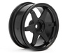 TE37 WHEEL 26mm BLACK (3mm OFFSET) #3841