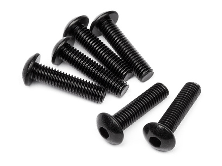 Button Head Screw M5X20Mm (Hex Socket/6Pcs) #94757