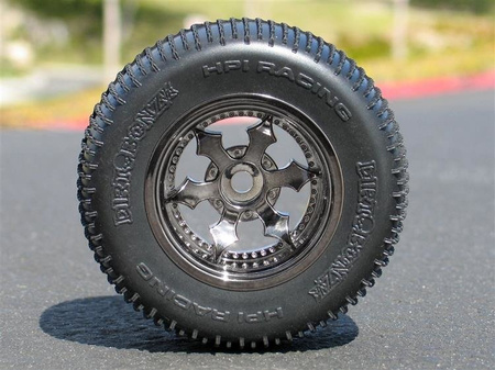 SPIKE TRUCK WHEEL (SHINY CHROME/2PCS)