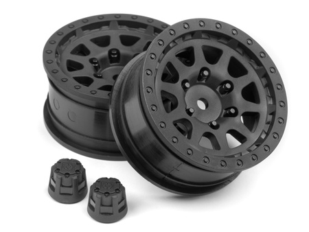 CR-10 WHEEL 1.9in (BLACK/2PCS) #116840