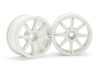 WORK EMOTION XC8 WHEEL 26mm WHITE (3mm OFFSET) #3303