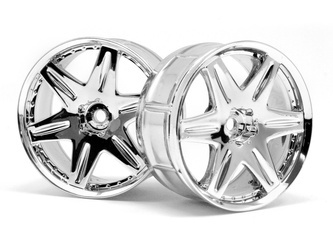 LP32 WHEEL WORK LS406 CHROME (2pcs) #3344