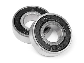 BALL BEARING 12x28x8mm (RUBBER SHIELD/2pcs)