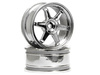 TE37 WHEEL 26mm CHROME (3mm OFFSET)