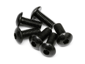 Button Head Screw M5X12Mm (Hex Socket/6Pcs) #94754