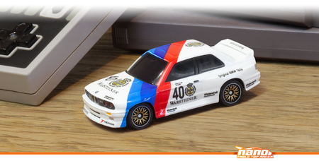 Samochód zdalnie sterowany RC #160992  Nano-TTR BMW M3 Warsteiner Model Auto RC