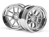 DY-CHAMPION 26mm WHEEL (CHROME/SILVER/6mm OS/2pcs)