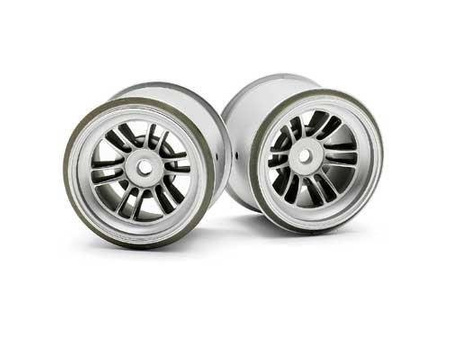 FT01 PRECISION WHEEL SET (SILVER/REAR/2PCS)