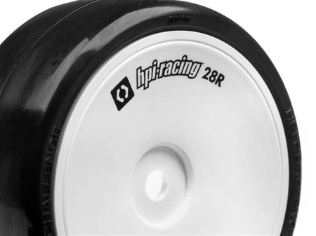 HPI CHALLENGE TIRE 28R (MOUNTED 4PCS)