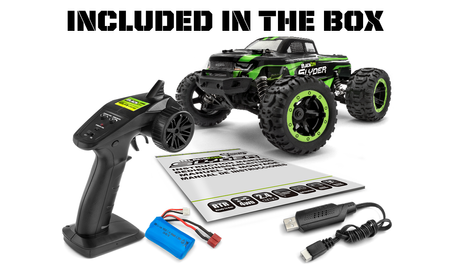 Samochód zdalnie sterowany RC #540116 Slyder MT 1/16 4WD Electric Monster Truck - Yellow Model Auto RC