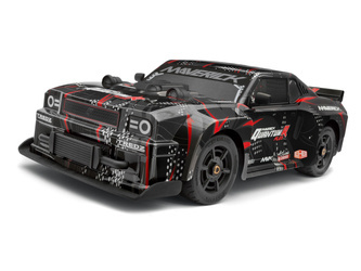 QuantumR Muscle Car Body (Black/Red) #150352