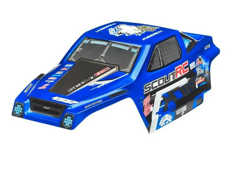 #MV25066 PAINTED SCOUT RC BODYSHELL BLUE W/DECALS