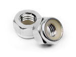#95862 Aluminum Lock Nut M5 (Silver/10Pcs)