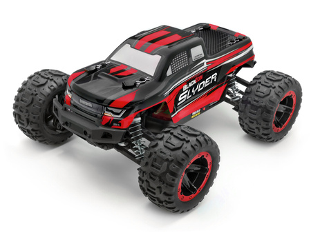 BlackZon Slyder MT 1/16 4WD Electric Monster Truck - Red #540098