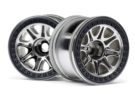 Split 8 Truck Wheel (Chrome/2Pcs) #113336