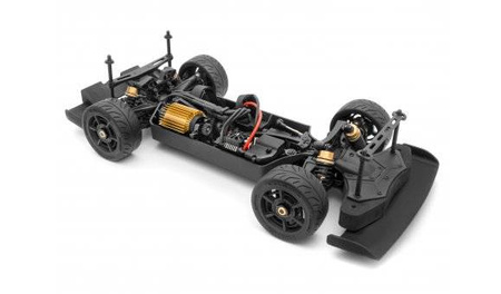 Samochód zdalnie sterowany RC #150311 QuantumR Flux 4S 1/8 4WD Muscle Car - Grey Model Auto RC