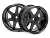 TE37 WHEEL 26mm BLACK (6mm OFFSET) #3846