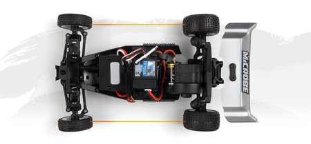 Samochód zdalnie sterowany RC #150800 Maverick Microbe 1/24th Buggy – Blue Model RC Auto