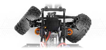 Samochód zdalnie sterowany RC #160801 Venture18 1985 Toyota Hilux SR5 - Red Model Auto RC