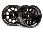 #101252 Bullet St Wheels Black Chrome (Pr)