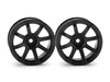 Work Emotion Xc8 Wheel 26Mm Black (9Mm Offset) #3308