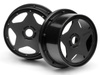 SUPER STAR WHEEL BLACK (120x60mm/2pcs) #3221