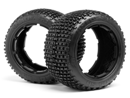 #67972 Khaos Tire (White/Baja 5B/Rear/2Pcs)