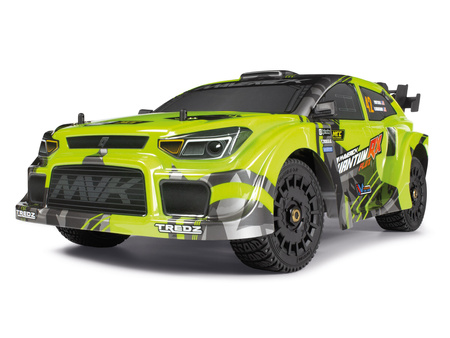 QuantumRX Rally Car Body - Fluoro Green #150364