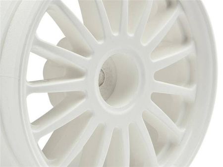 WR8 Tarmac Wheel White (2.2inch/57X35Mm/2Pcs) #108075