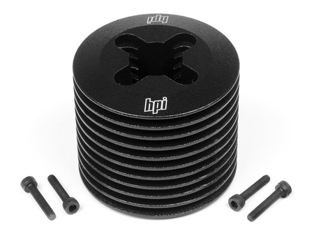#1458 Aluminum Heatsink Head (Black/F3.5)
