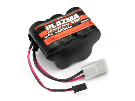 Plazma 6.0V 4300mAh NiMH Baja Receiver Battery #160154