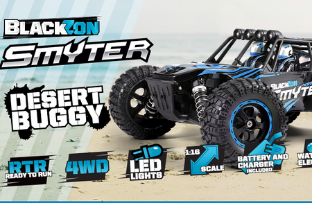 Samochód zdalnie sterowany RC #540115 Smyter DB 1/12 4WD Electric Desert Buggy - Blue Model Auto RC