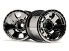 Warlock Wheel Black Chrome (2.2In/2Pcs) #105280