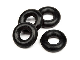 O-RING P-3 (BLACK /4pcs) #A046