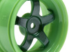 WORK MEISTER S1 WHEEL GREEN 26mm (3mm OS/2pcs) #111090