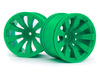 Quantum+ XT 3.2in Wheel (Green/2pcs) #150249