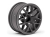 RTR WHEEL 26MM GUNMETAL (6MM OFFSET/2PCS) #112812