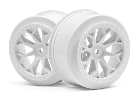 8-SHOT SC WHEEL (4.5mm Offset/WHITE/2PCS) #116741