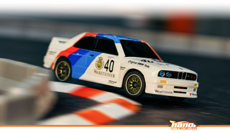 Samochód zdalnie sterowany RC #160992  Nano-TTR BMW M3 Warsteiner Model Auto RC