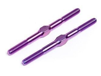 TITANIUM TURNBUCKLE M3x46mm (2pcs/PURPLE)