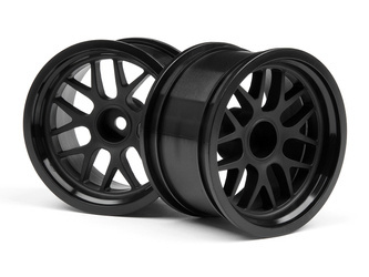 BBS SPOKE WHEEL 48x31mm BLACK (9mm OFFSET/2pcs) #109156