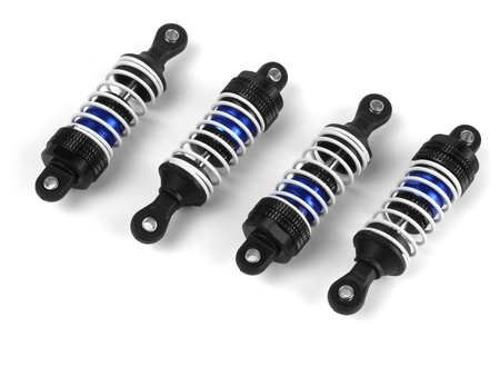 Aluminum Oil-Filled Shock Absorber Set (Blue/4pcs) #150555