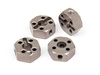 ALUMINUM LOCKING HEX WHEEL HUB (12mm/4pcs) #108020