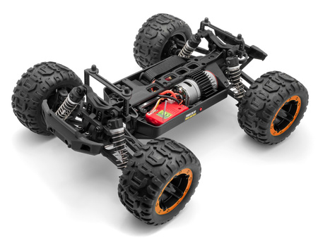 BlackZon Slyder MT 1/16 4WD Electric Monster Truck - Orange #540099