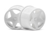 Q32 SUPER STAR WHEEL SET F/R (WHITE/18x10/18x14/4pcs) #114286