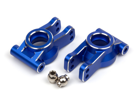 Aluminum Rear Hub Set (Blue/2pcs) #150489