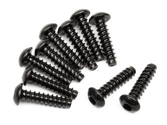 Tp. Button Head Screw M3X12Mm (Hex Socket/10Pcs) #94355